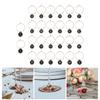 26Pcs English Alphabet Letters Wine Glass Charms for Stem Glasses Gatherings