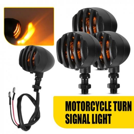 4X Turn Motorcycle Blinker Signals Light Amber For Suzuki DRZ400sm DRZ400s Honda