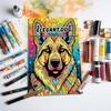 1pc,A4 Teenagers Coloring Book,Animal Coloring Book,25 Different Patterns,100gsm Thick Paper,Stress Relief,Birthday Gift