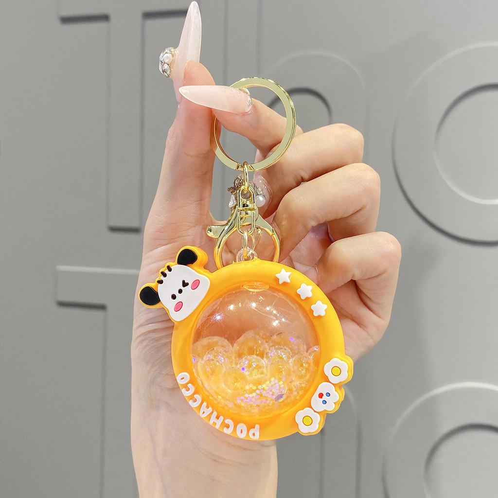 Liquid Eyecatching Acrylic Panda Keychain Trendy And Fun Gift For Friends Family And