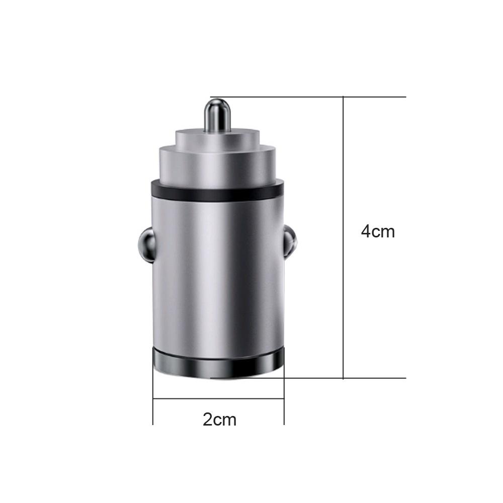 1Pc Mini 100W USB Car Charger Type C QC3.0 PD Car Chargers Fast Charging Car Phone Charger For Iphone Samsung Huawei Xiaomi