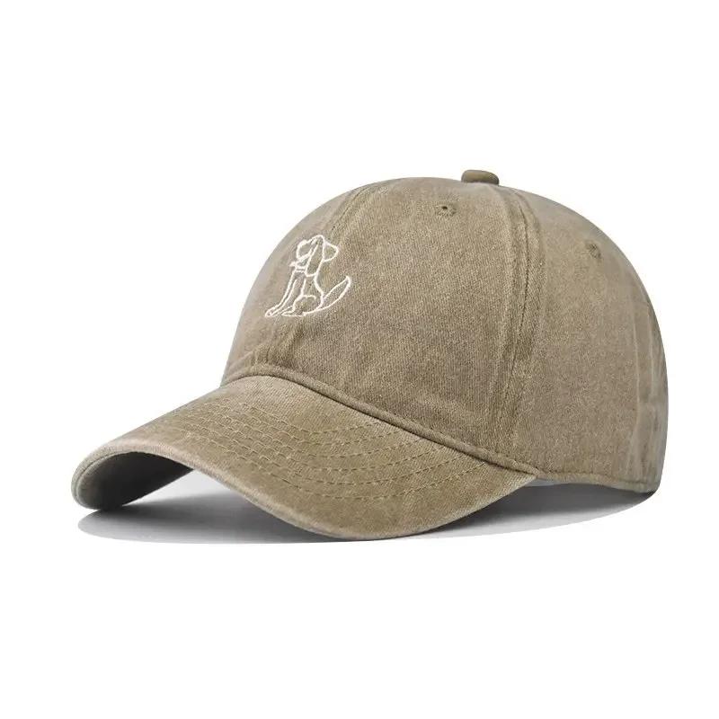 

Spring Cotton Cartoon Embroidery Casquette Baseball Cap Adjustable Outdoor Snapback Hats for Men and Women 87 55-60cm Adjustable хаки
