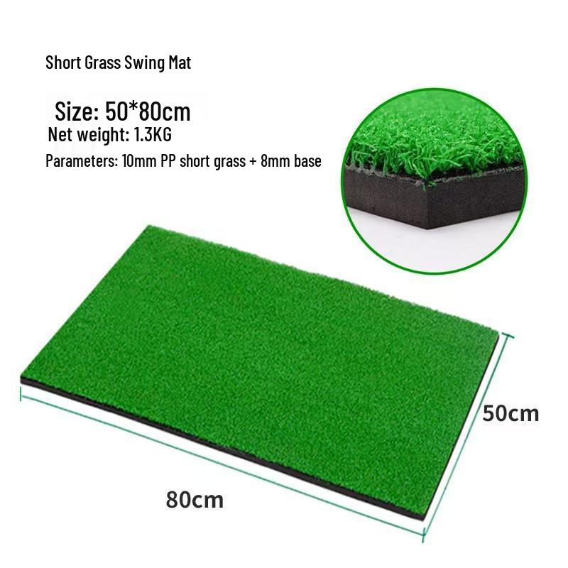 Portable Thickened Golf Hitting Mat for Indoor/Outdoor Practice