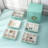 Leather Jewelry Box With Multi Layer Storage For Wedding Gifts And Travel