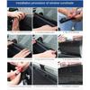 Car Side Folding Sunshade Retractable Front/Rear Window Sunshades Mesh UV Protect Curtain Auto Truck SunShield Accessories