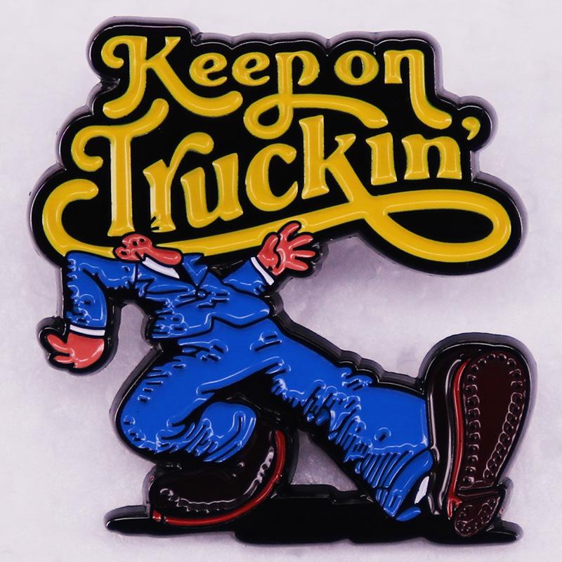 

Vintage Truck Driver Brooch Badge Gift