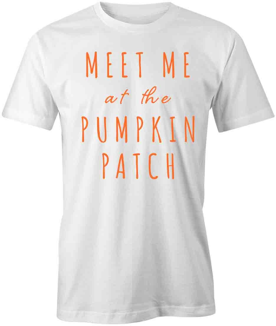 MEET ME AT THE PUMPKIN PATCH TShirt Tee Short-Sleeved Cotton CLOTHING S1WSA557 L