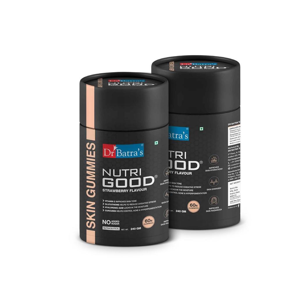 Dr Batra's Nutrigood Skin 60N Gummies For Youthful Glow Daily Beauty Supplement Pack Of 1 For Men Women Support Routine