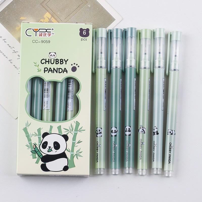 6Pcs Cute Butterfly Gel Pens Aesthetic Stationary Pens Kawaii Pen Stationery0.5 Mm Quick-drying Black Ink Pens Fine Point