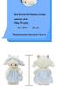 Nina's Cute Sheep & Rabbit Plush Doll: Long-Eared Children's Companion & Pillow Gift
