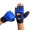 Half Finger Boxing Gloves PU Leather MMA Fighting Kick Boxing Gloves Karate Muay Thai Training Workout Gloves Kids Men