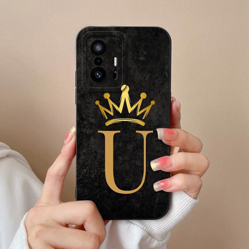 Casing For Xiaomi Mi 11T 11X 11 10T Pro Lite 6X Fashion Art Letter Phone Case Camera Protection Matte Silicone Anti Slip Shell For Xiaomi Bumper Cover