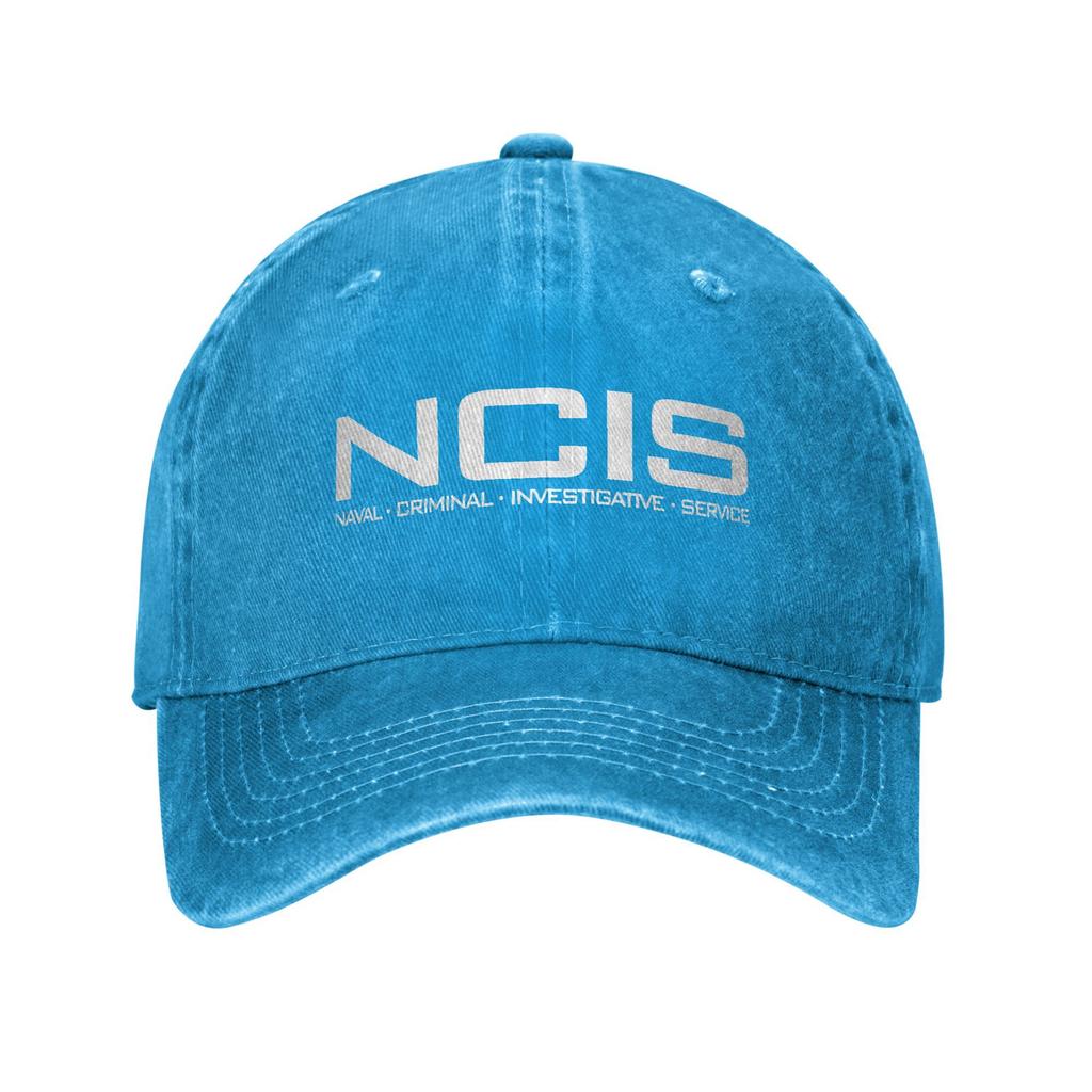 NCIS Naval Criminal Investigative Service Baseball Cap Retro Distressed Washed Sun Cap Unisex Outdoor Unstructured Soft Hats