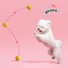 TPR Cartoon Training Ball Indestructible Plush Dog Play Toy With Squeaker Small Dogs Tough Toy Pet Supplies Tooth Chew Cute Toys