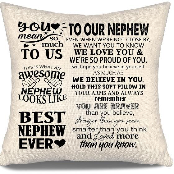 To My Bonus Daughter Gift Ideas Throw Pillow Covers for Bonus Daughter from Bonus Mom Bonus Dad Birthday Graduation Thanksgiving