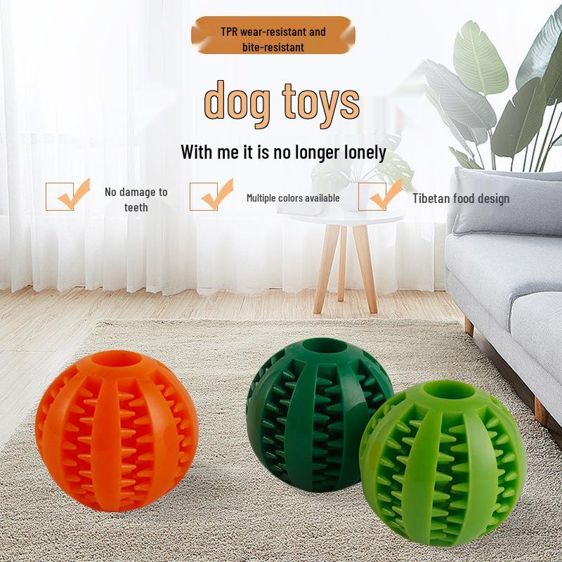 Bite-Resistant Dog Toy: Interactive Dental Cleaning and Chewing Watermelon Ball