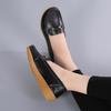 Women Leather Moccasins Soft Yellow Loafers Casual Elegant Summer Breathable Flats Walking Shoes for Mother