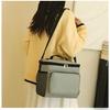 Toolsy Multifunctional Lunch Bag for Women Men Insulated Cooler Tote Waterproof Gray 26x24x17cm