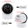 Waterproof 52mm 2" Oil Temp Gauge Temperature Meter 50-150 Celsius + Temp Sensor 1/8NPT M14X1.5 Red LED For Marine Car 12V/24V
