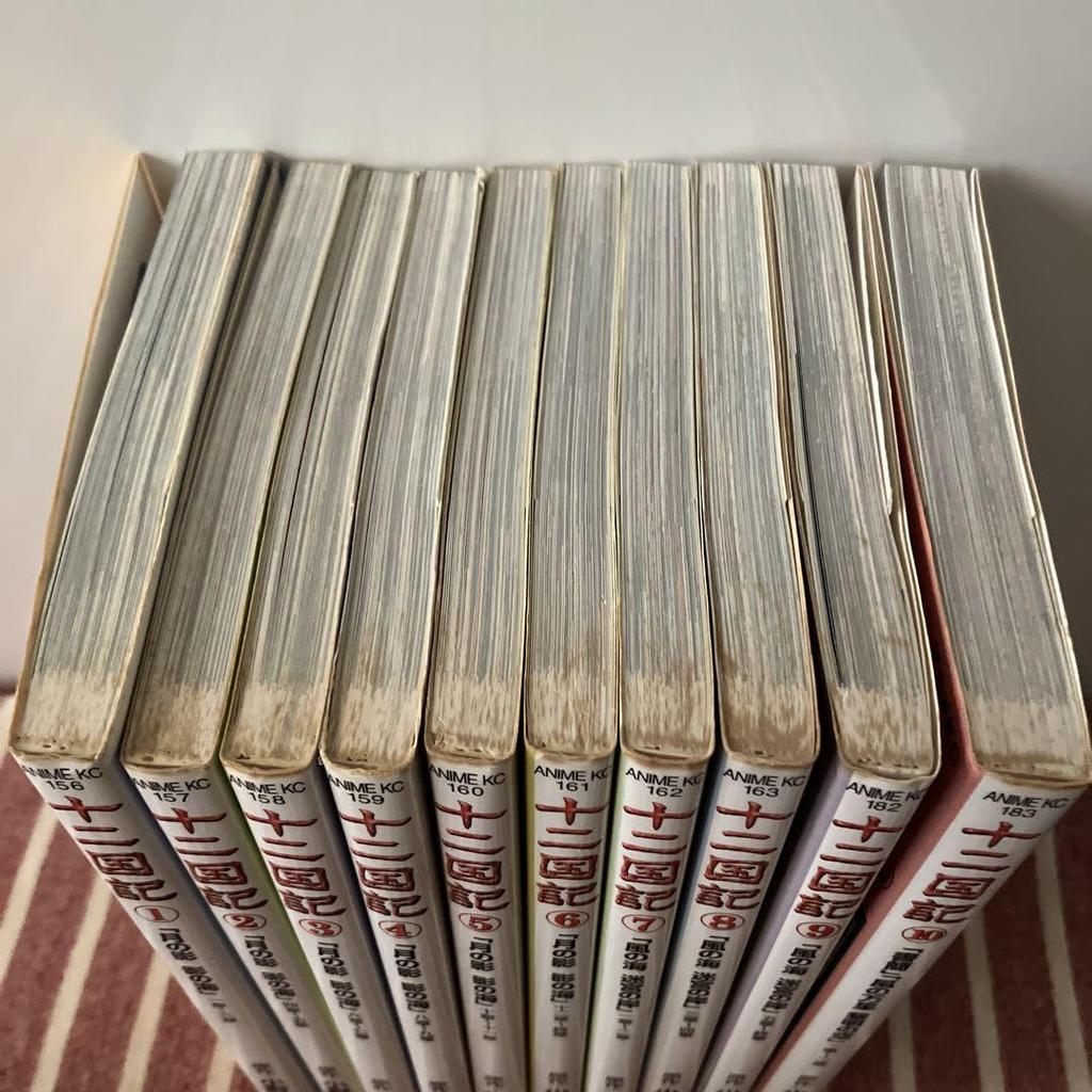 [USED] Twelve Kingdoms: Anime Edition Volumes 1-10 by Fuyumi Ono Comics Shadow of the Moon, Shadow of the Sea Manga