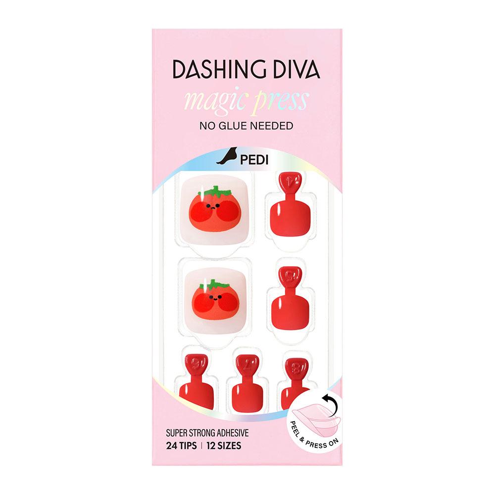 

DASHING DIVA Magic Press Nail/Pedi 62 types Pedi Shai Tomato