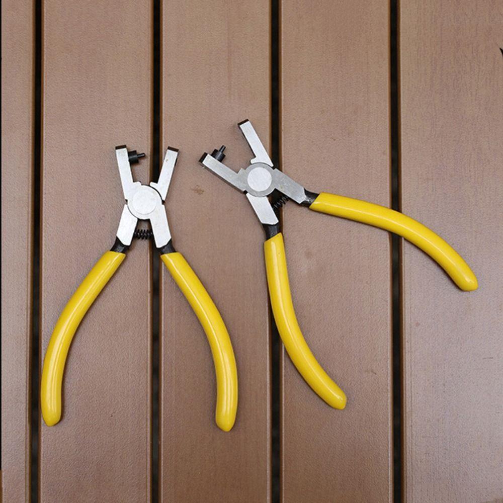 Leathercraft Leather Hole Punch Plier Portable Universal Watch Band Puncher Carbon Steel DIY Crafts Belt Punching Tool