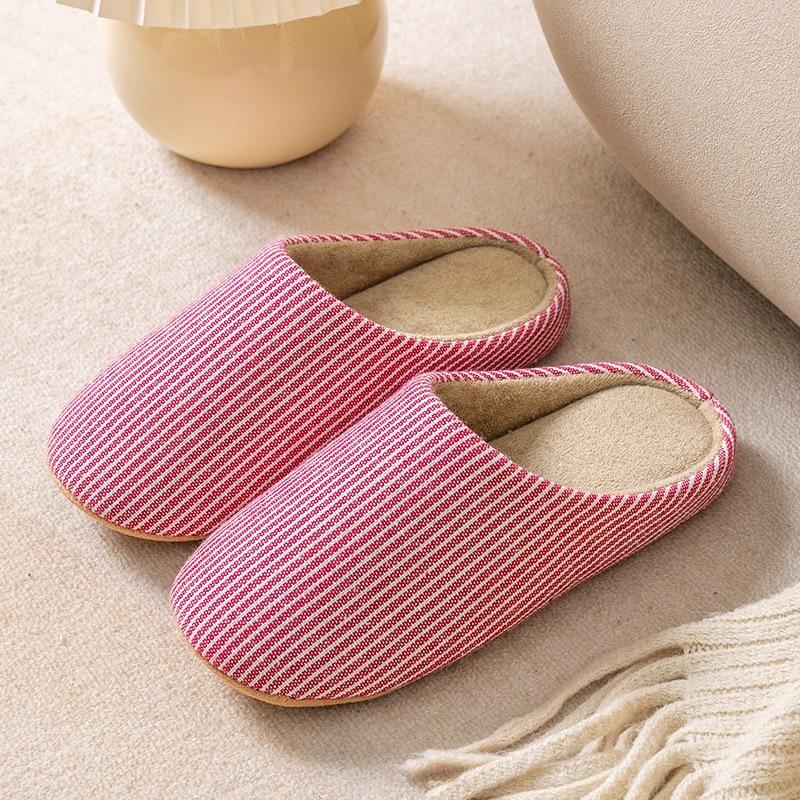 Unisex Home Slippers Soft Slippers Warm Indoor Flat Shoes Bedroom Slipper Autumn and Winter