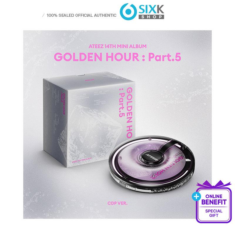 [Pre-order] ATEEZ- 14TH MINI ALBUM [GOLDEN HOUR : Part.5] CDP VER (Online Benefit)
