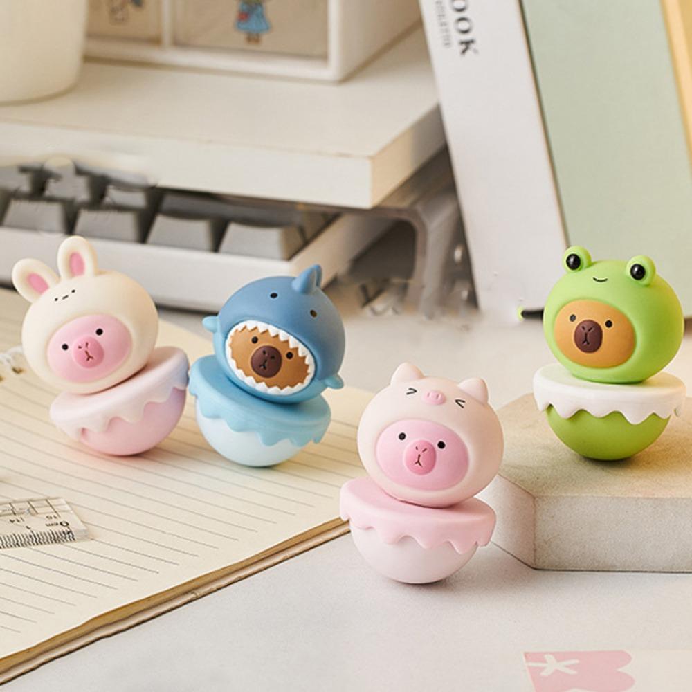 Desktop Ornament Capybara Tumbler Model Animals Tumbler Capybara Animals Figures  Desk Decor