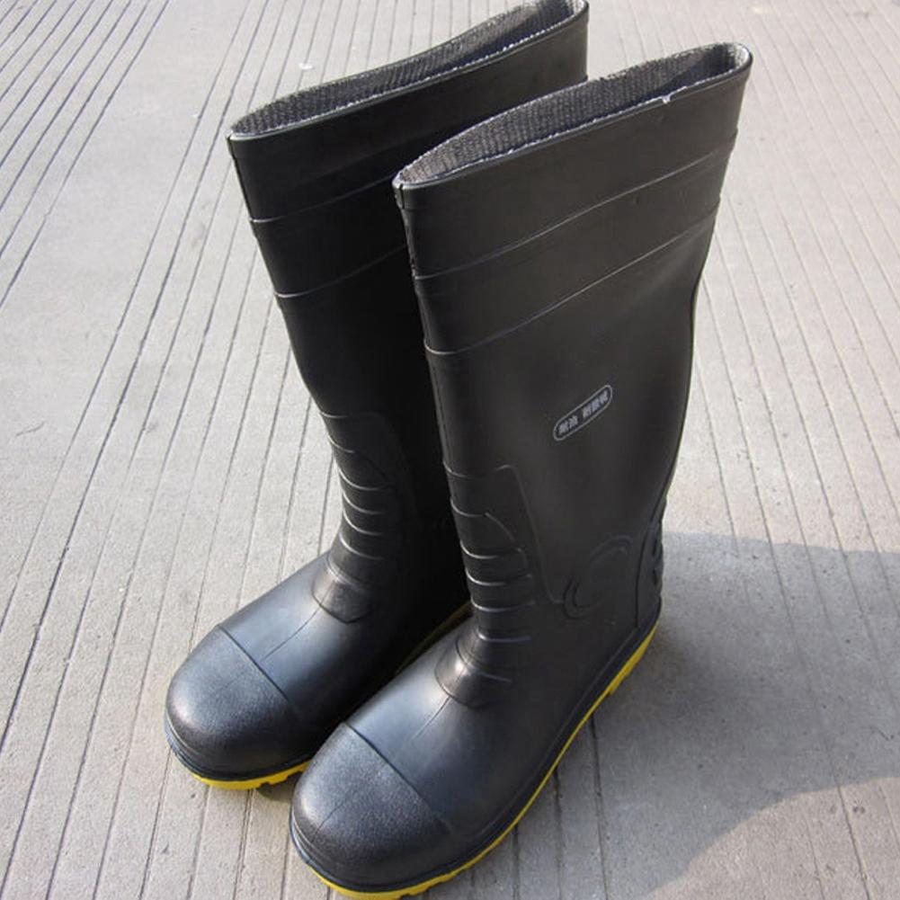 Waterproof Non slip High Top Rain Boots Garden Shoes Construction Site Miner (43)
