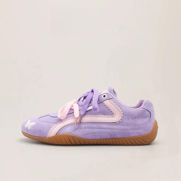 

Thin-soled ballet style retro thick-soled German training shoes women s 2025 new summer versatile casual sports Forrest Gump board shoes 40