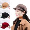Casual Cotton Autumn Winter Painter Newsboy Caps Women Beret Sombrero Octagonal Cap Hats