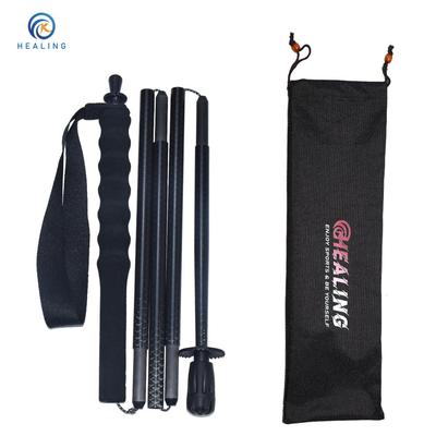 Fish Scale Pattern Surface Carbon Fiber Hiking Pole Outdoor Foldable Trekking Poles Camping Portable Lightweight Hiking Stick City Walking Sticks