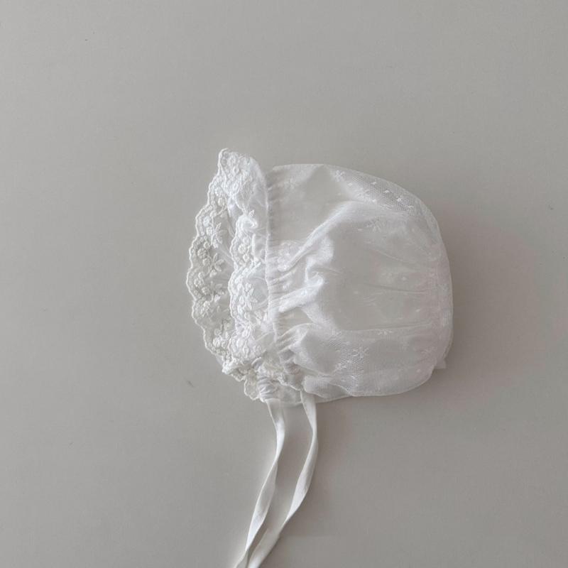 Newborn Outdoor Bonnet Infant Outdoor Photography Lace Bonnet for Travel Camping