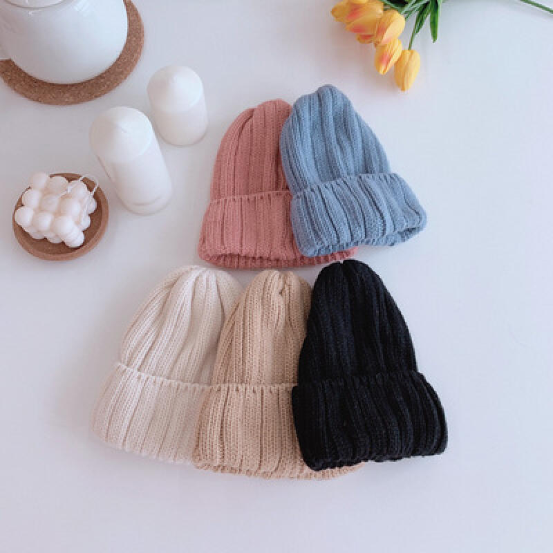 Вязаная шапка-бини для вратаря мужская короткая женская шапка-бини pink