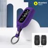 Alcantara Suede Remote Car Key Shell Case Coverk For Toyota Prado Crown Camry Corolla Sienna Highlander RAV4