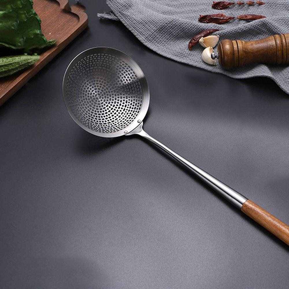 

Steel Hot Pot Oil Food Strainer Kitchen Tool Cookware Wok Filter Spoons Skimmer Tableware Colander 14cm