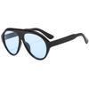 Cycling Fashion Oversized Oval Shape Sunglasses Vintage Women Brand Designer Sun Glasses Big Frame Outdoor Casual Eyewear Female