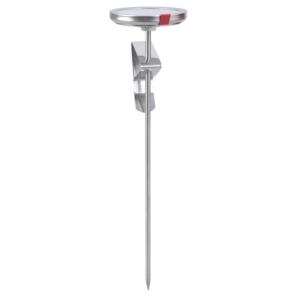 Zuckerthermometer/Fritteusenthermometer mit Sofortanzeige-Zifferblattthermometer Edelstahlschaft Fleischthermometer zum Kochen für BBQ