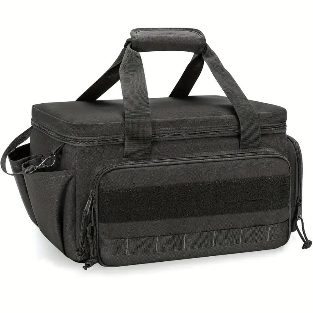 14 Inch Zwarte Canvas Gereedschap Opbergtas Lichtgewicht Elektricien Draagbare Tote Bag Werkaccessoires