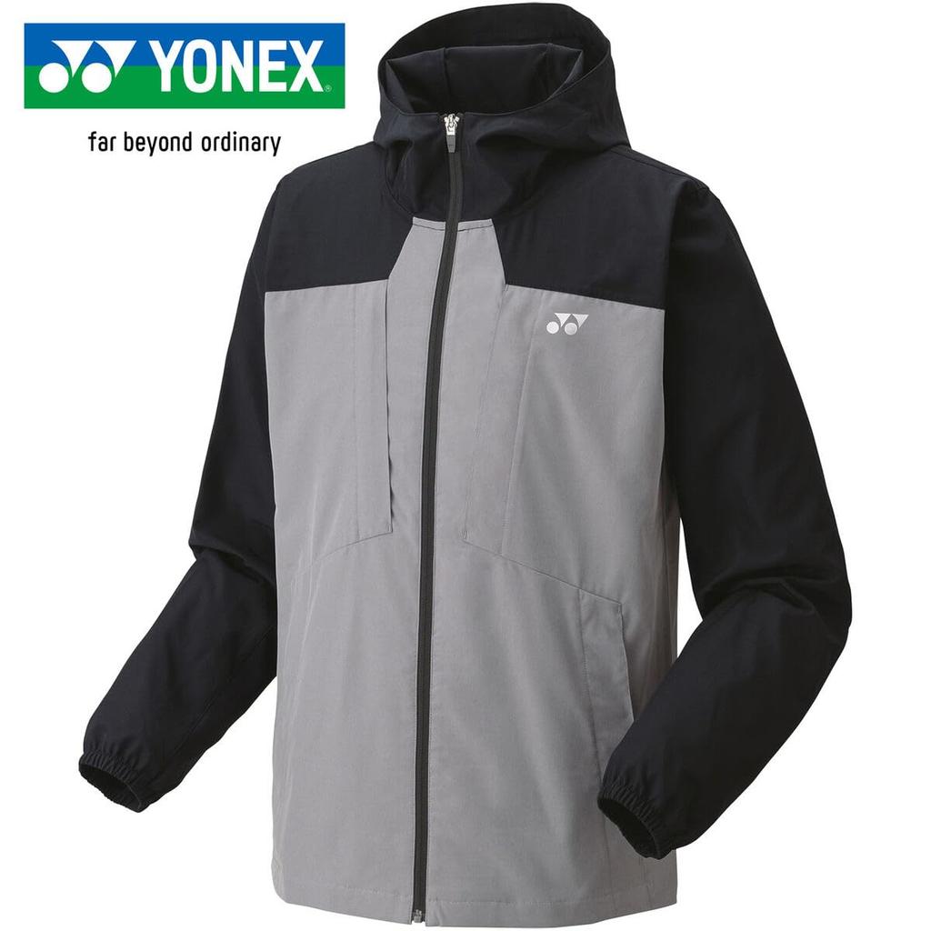 Yonex Hoodie 50150 Grå M Uppvärmning (Passformsstil) (010)