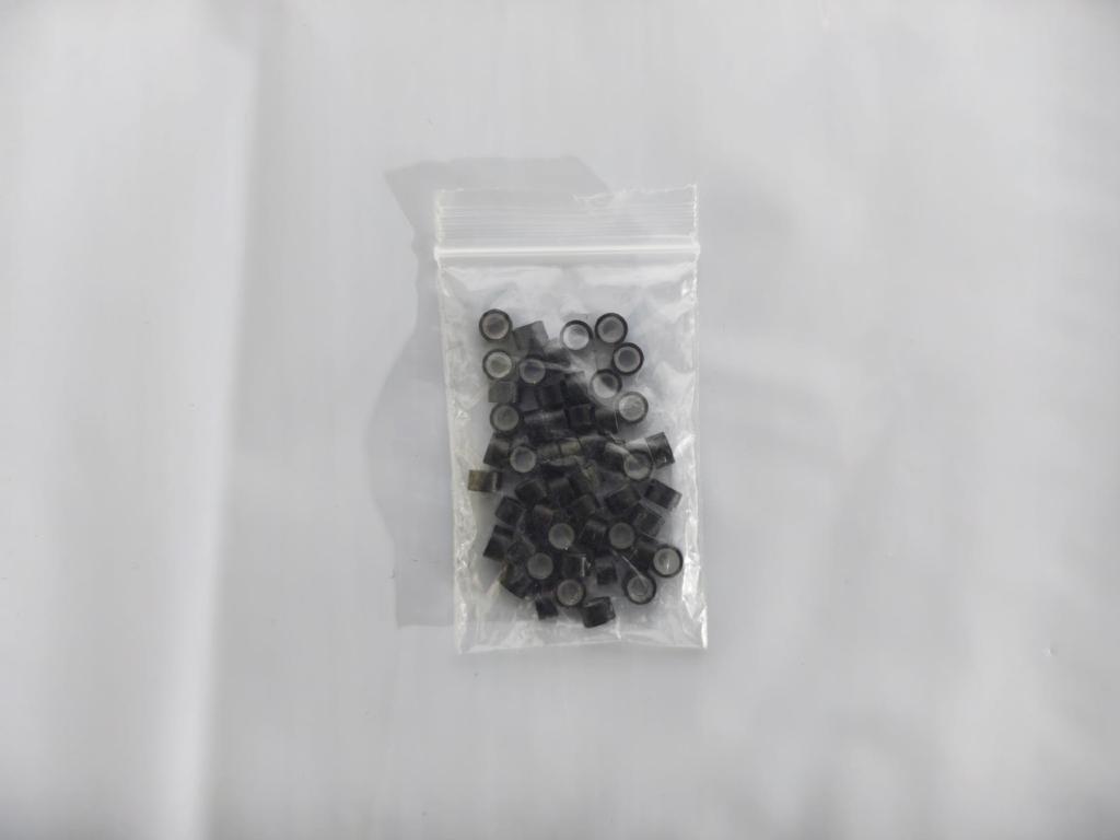 5030 Keratin Silicone Micro Rings with Laser Gold Thread for Invisible Hair Extensions - Clip & Tool Bottled Set