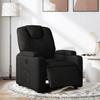 Vidaxl Electric Recliner Armchair, Black, Fabric Upholstered