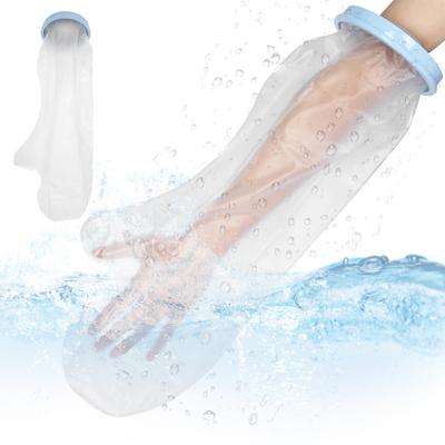 56cm Kryty na sádru na ruku pro dospělé Vodotěsný chránič sádry na zlomenou ruku, ruku, zápěstí