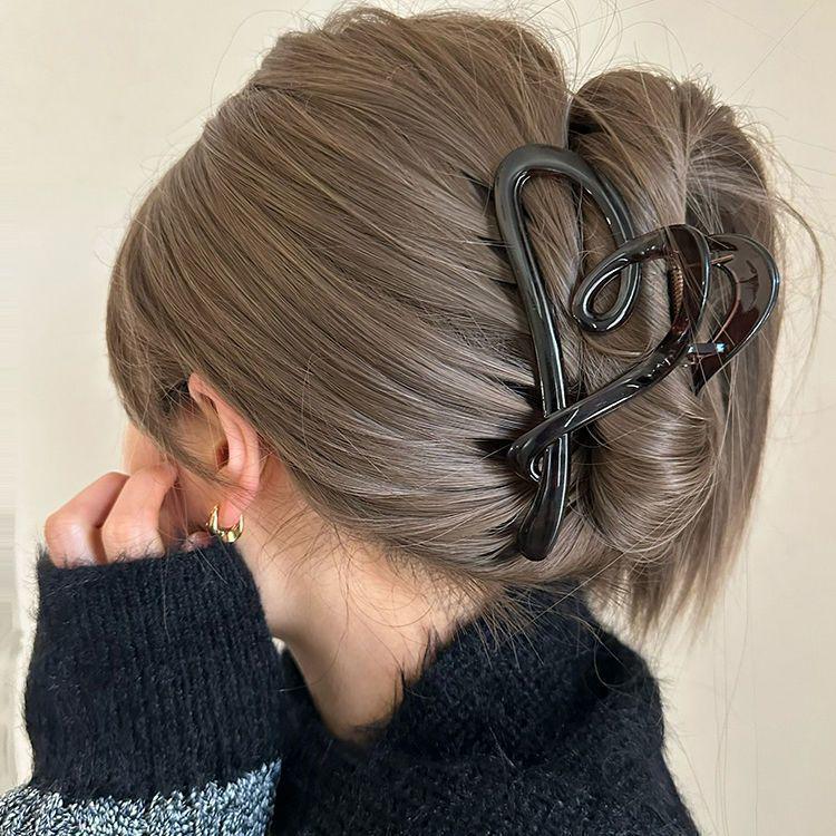 Elegant French Retro Small Shark Hair Clip for Thin Hair