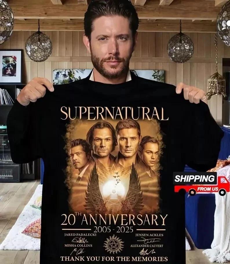 Supernatural Shirt Supernatural 20Th Anniversary 20052025 Shirt S