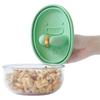 ABWR-2-In-1 No-Mess Snack Container Silicone Box With Lid Leak-Proof Portable Food Storage