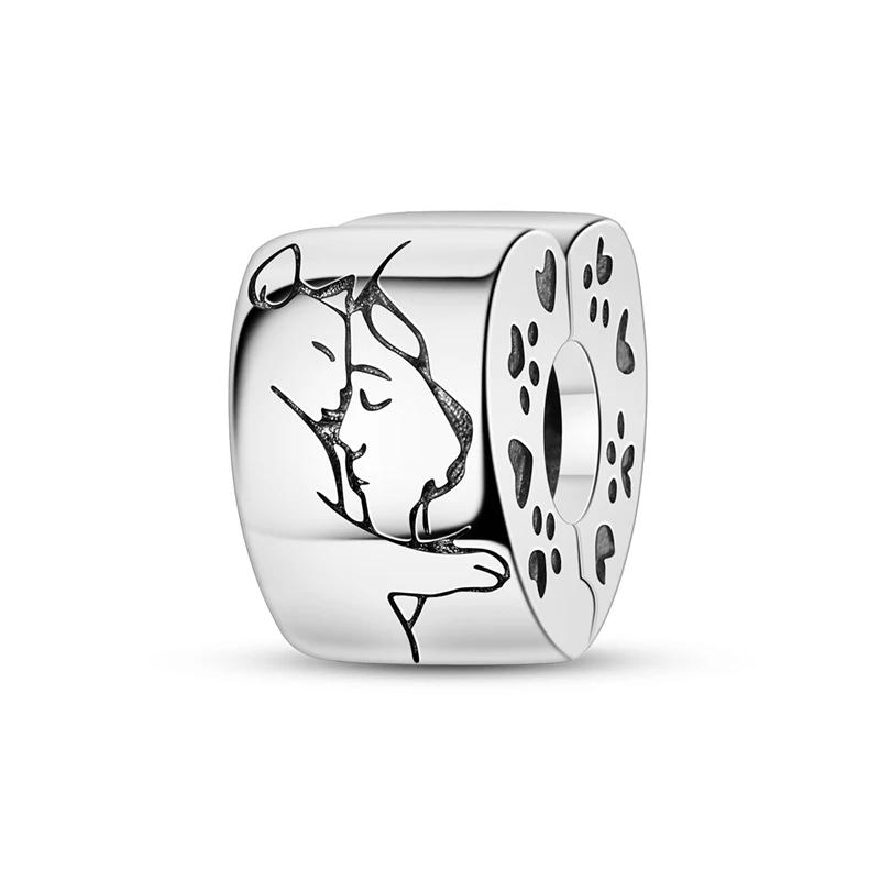 Copper Heart Circular Animal Beads Fit Original Charm Bracelet Women Diy Fashion Copper Jewelry Making