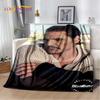 Couverture Peluche Douce Photo Jose Pedro Balmaceda Pascal Imprimée en 3D, Couverture Flanelle Couverture Jetée pour Salon Chambre à Coucher Lit Canapé