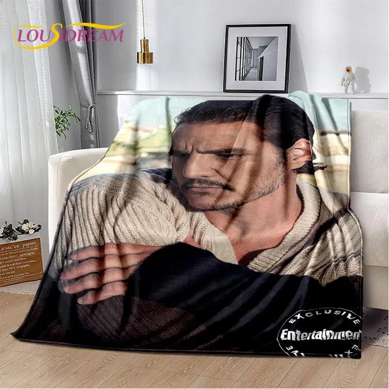 Couverture Peluche Douce Photo Jose Pedro Balmaceda Pascal Imprimée en 3D, Couverture Flanelle Couverture Jetée pour Salon Chambre à Coucher Lit Canapé